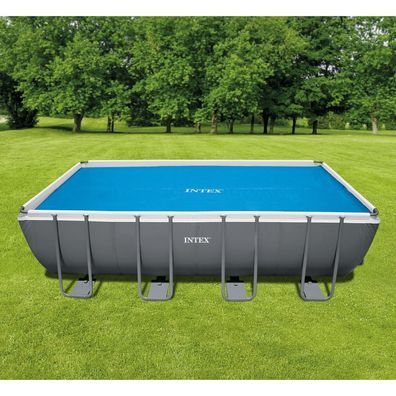 Intex Solar Poolabdeckung Blau 538x253 cm Polyethylen