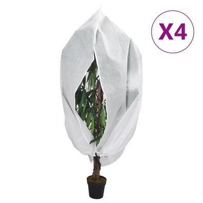 vidaXL Wintervlies mit Reißverschluss 4 Stk. 70 g/m² 2,36x2 m