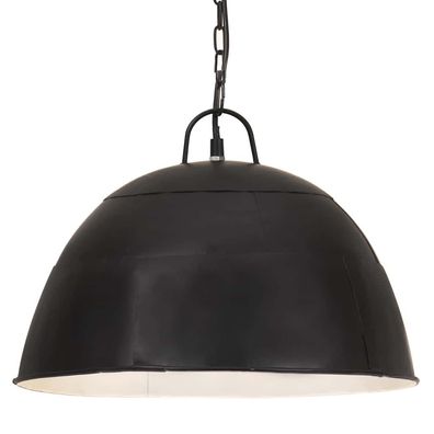 vidaXL Hängelampe Vintage Industriestil 25 W Schwarz Rund 41 cm E27
