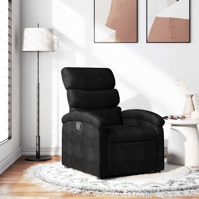 vidaXL Relaxsessel, schwarzer Stoff