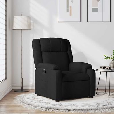 vidaXL Relaxsessel, schwarzer Stoff