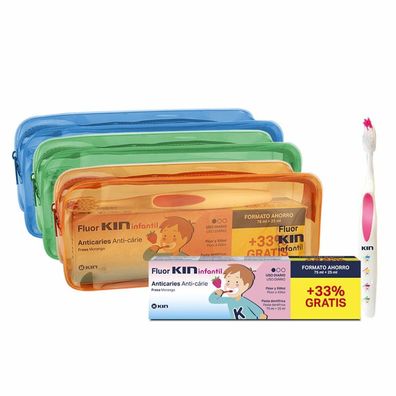 Fluorkin Infantil set 3 pz