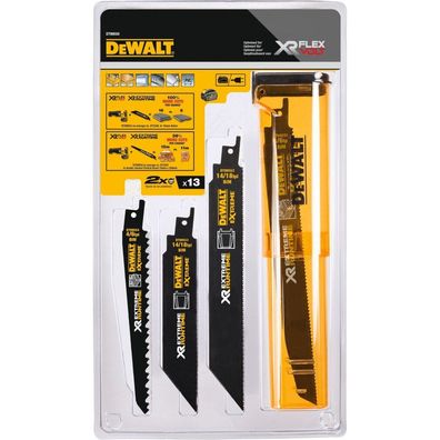 DEWALT Flexvolt Saebelsaegeblatt-Set 13-tlg