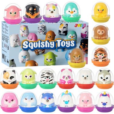 JOYIN 20 Stück Squishies Spielzeug, Anti Stress Fidget Spielzeug Kawaii