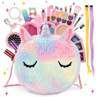 Anpro Kinderschminke Set 41PCS waschbar für Mädchen