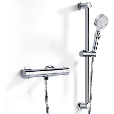 kisimixer Thermostat Duscharmatur Set 635mm Edelstahl