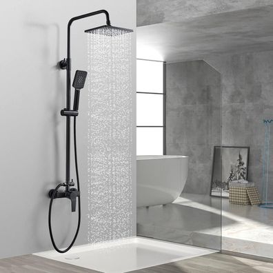 kisimixer Duschset mit Regenduschkopf und Handbrause