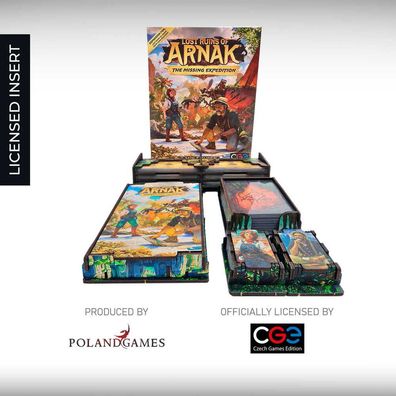 Die Verlorenen Ruinen von Arnak | Die verschollene Expedition - Deluxe Insert aus Hol