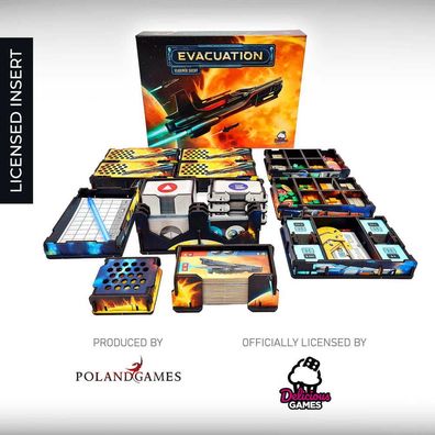 Evacuation - Deluxe Insert aus Holz (UV-Print)