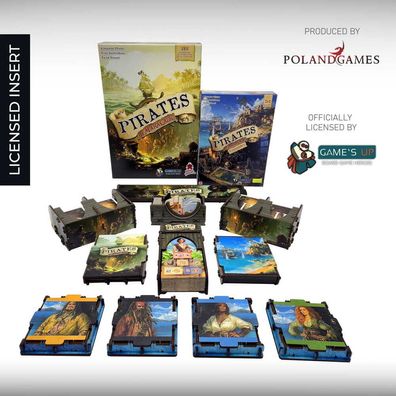 Pirates of Maracaibo + Erweiterung - Deluxe Insert aus Holz (UV-Print)