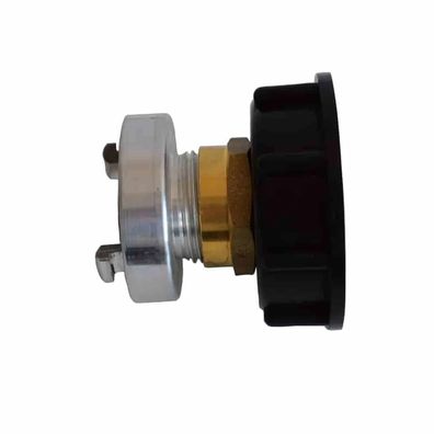 IBC Adapter mit Storz D Kupplung 60 mm