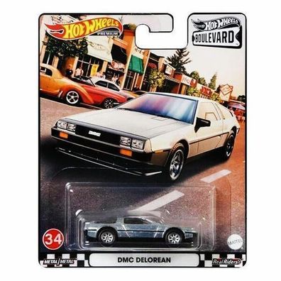 Hot Wheels DMC DeLorean Time Machine Boulevard ZURÜCK IN DIE Zukunft 1:64