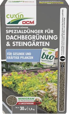 Cuxin DCM Spezialdünger 1,5 kg Dachbegrünung & Steingärten