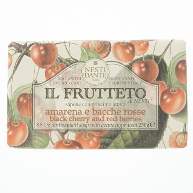 Il Frutteto Sapone natürliche Toilettenseife Black Cherry & Cranberry 250g