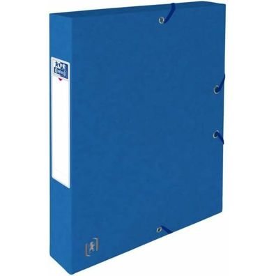 Oxford Heftbox TOP FILE+ 4,0 cm blau