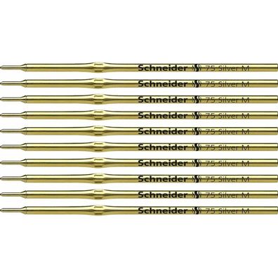 Kugelschreibermine Schneider M Silver 75 Silberfarben 10 Stück Medien