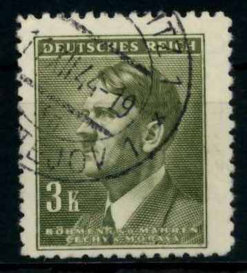 BÖHMEN MÄHREN Nr 102 gestempelt X76F812