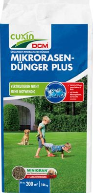 DCM Rasendünger Mikro 10kg Plus für 200 qm