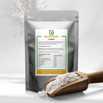 L-Arginin Base Pulver 1 kg