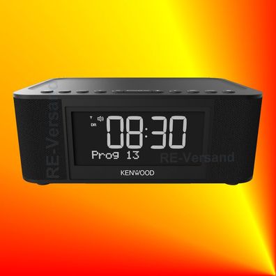 Kenwood CR-ST40DAB-B Radiowecker mit Bluetooth, DAB+ und Super-Lowlight-Modus