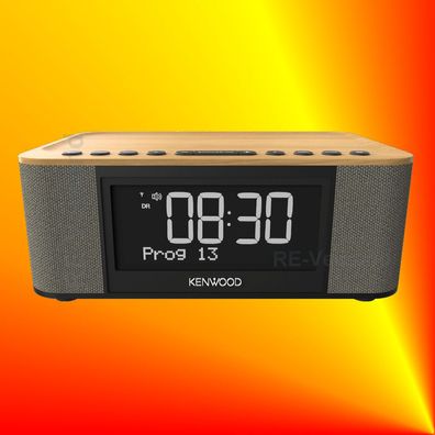 Kenwood CR-ST40DAB-M Radiowecker mit Bluetooth, DAB+ und Super-Lowlight-Modus