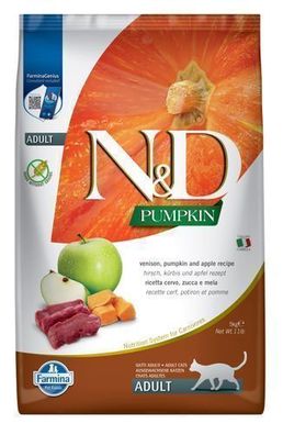 Farmina N&D; Cat Pumpkin Venison & Apple 5 kg