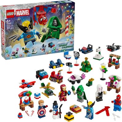 LEGO ? Marvel Adventskalender 2026 - Vorweihnachtsgeschenk Spielzeug - 24 Superhelden