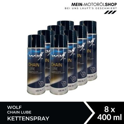 Wolf Chain Lube Kettenspray 8x400 ML