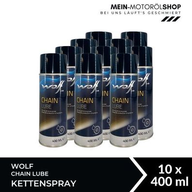 Wolf Chain Lube Kettenspray 10x400 ML