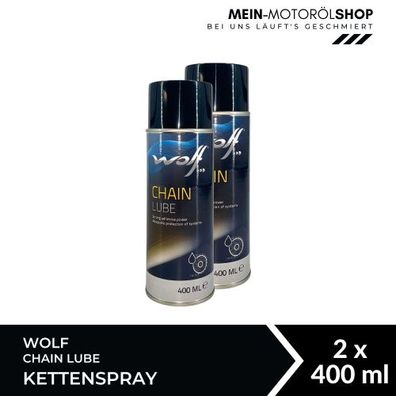 Wolf Chain Lube Kettenspray 2x400 ML