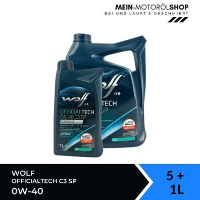 Wolf OfficialTech 0W-40 C3 SP 5 + 1 Liter