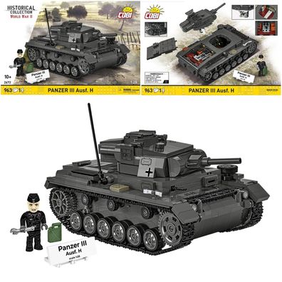 COBI 2672 Historical Collection WW2 Panzer III Ausf. H (1:28)
