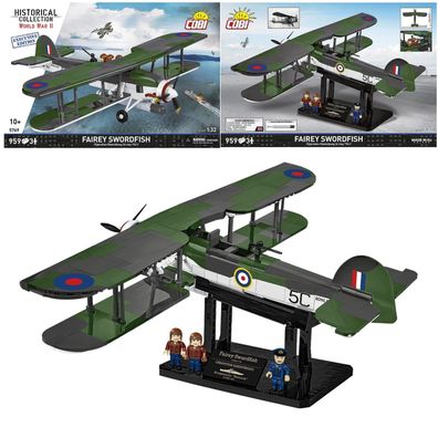 COBI 5769 Fairey Swordfish HMS Ark Royal (1:32) - Executive Edition