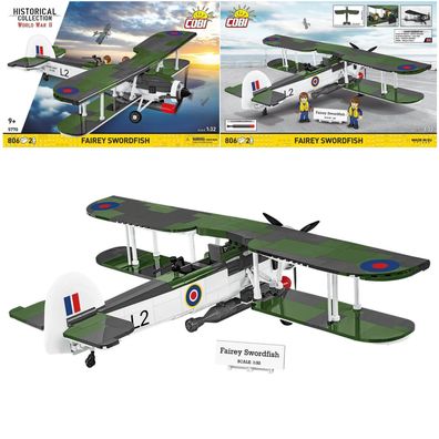 COBI 5770 Historical Collection WW2 Fairey Swordfish Royal Navy (1:32)