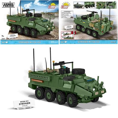 COBI 2635 Armed Forces Stryker M1126 ICV (1:35) Klemmbaustein Set