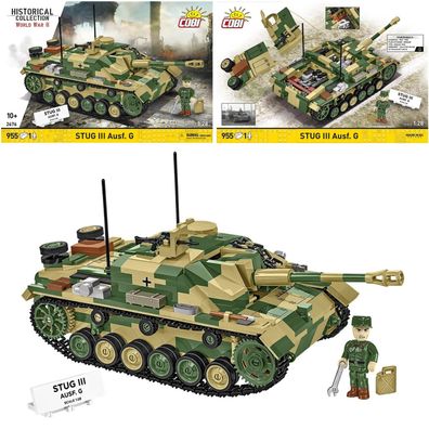 COBI 2676 Historical Collection WW2 Sturmgeschütz Stug III Ausf. G (1:28)