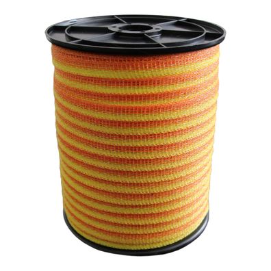 Weidezaunband Basic - gelb/orange - 200 m, 10 mm, 4 Niro