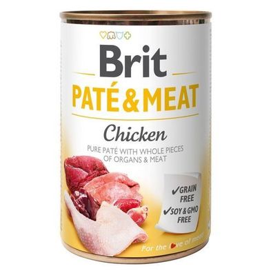 BRIT PATE & MEAT Chicken 400 g Dose