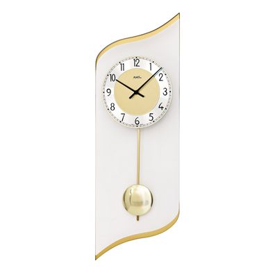 AMS W7437 Pendelwanduhr mit bedrucktem Mineralglas