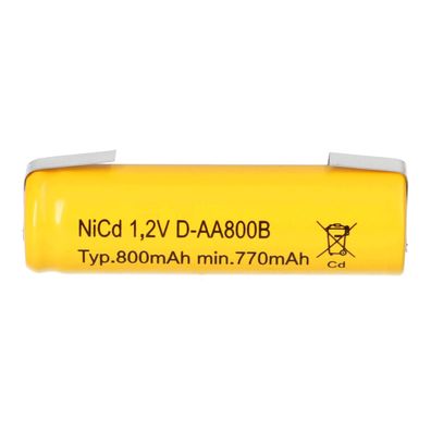 Mexcel Akku AA 1,2V 800mAh NS80AAI LFU – NiCd