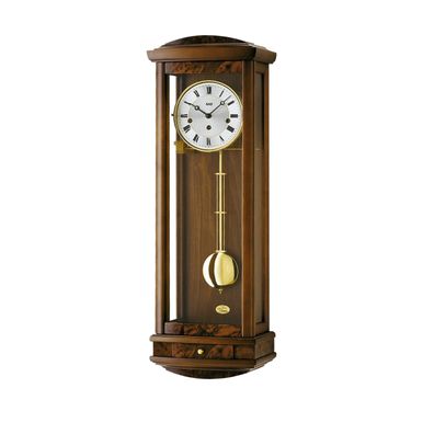 AMS R2607-1 Regulator mit Nussbaum-Massivholzgehäuse und 8-Tage Westminster-Werk