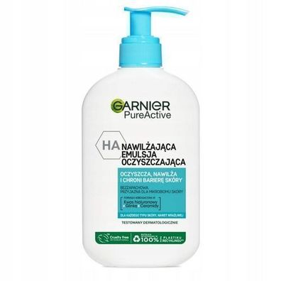 Garnier Pure Active Feuchtigkeitsspendende Gesichtsreinigungsmilch, 250ml
