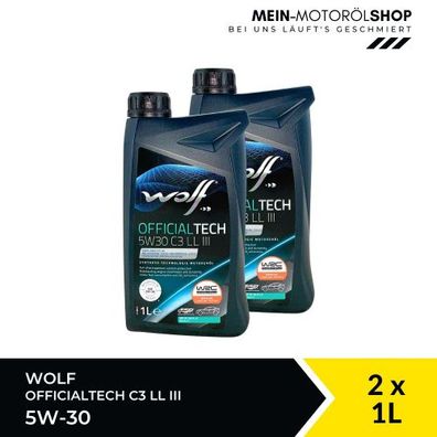 Wolf OfficialTech 5W-30 C3 LL III 2x1 Liter