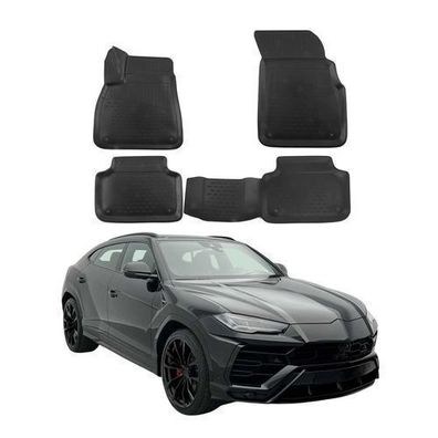 2018-2024 Lamborghini Urus Fußmatten TPE Schwarz 4 tlg
