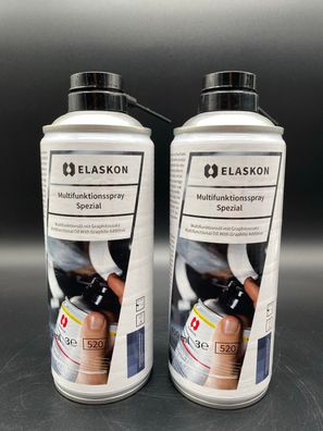 2x elaskon Multifunktionsspray spezial 400ml Schmiermittel Auto Multifunktionsöl
