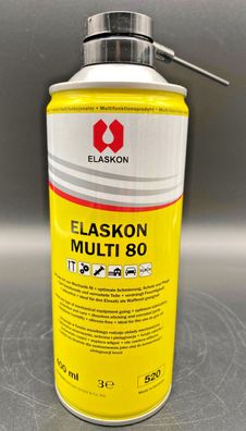 Elaskon Multi 80 Spray 400ml Rostlöser silikonfrei Waffenöl Schmiermittel Pflege