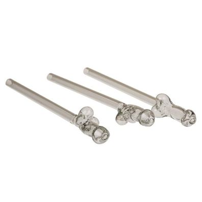 Glas-Trinkhalm Willy 4er Set