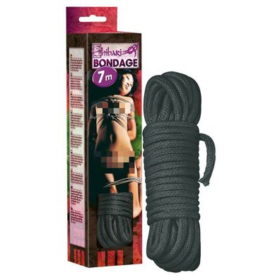 Seil schwarz 7 m