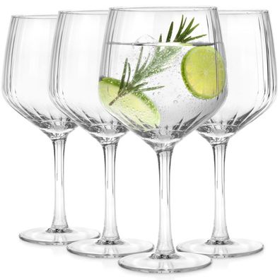 Gin-Gläser aus Glas, 580 ml, 4 Stück