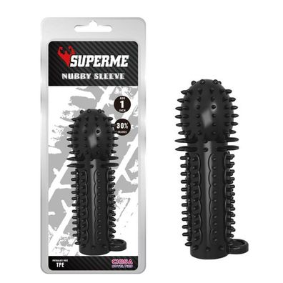 Genoppte Hülse-BLACK